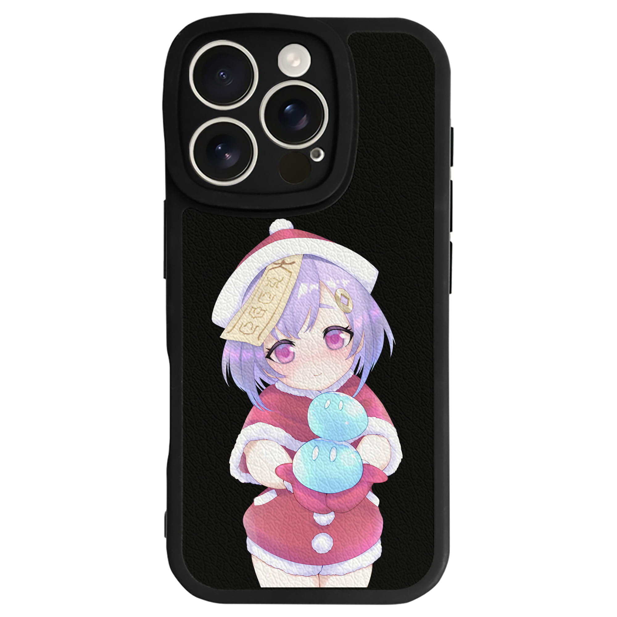 げんし神 七七 なな  genshin Nana 【iPhone 16シリーズ対応】シリコンスマホケース（レザー調） 材質：シリコン